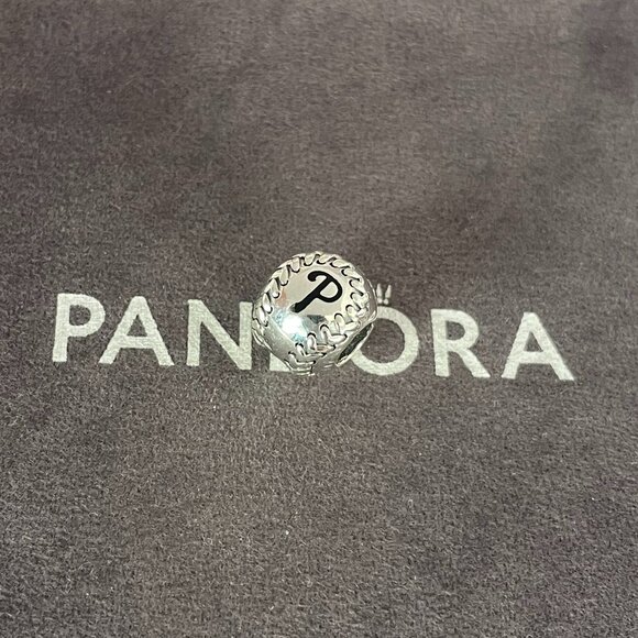 Pandora Philadelphia Phillies Baseball Charm - Picture 3 of 4